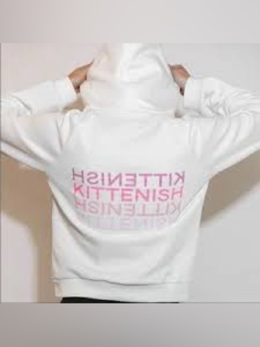 Kittenish Pull Over Hoodie Sweatshirt NWT